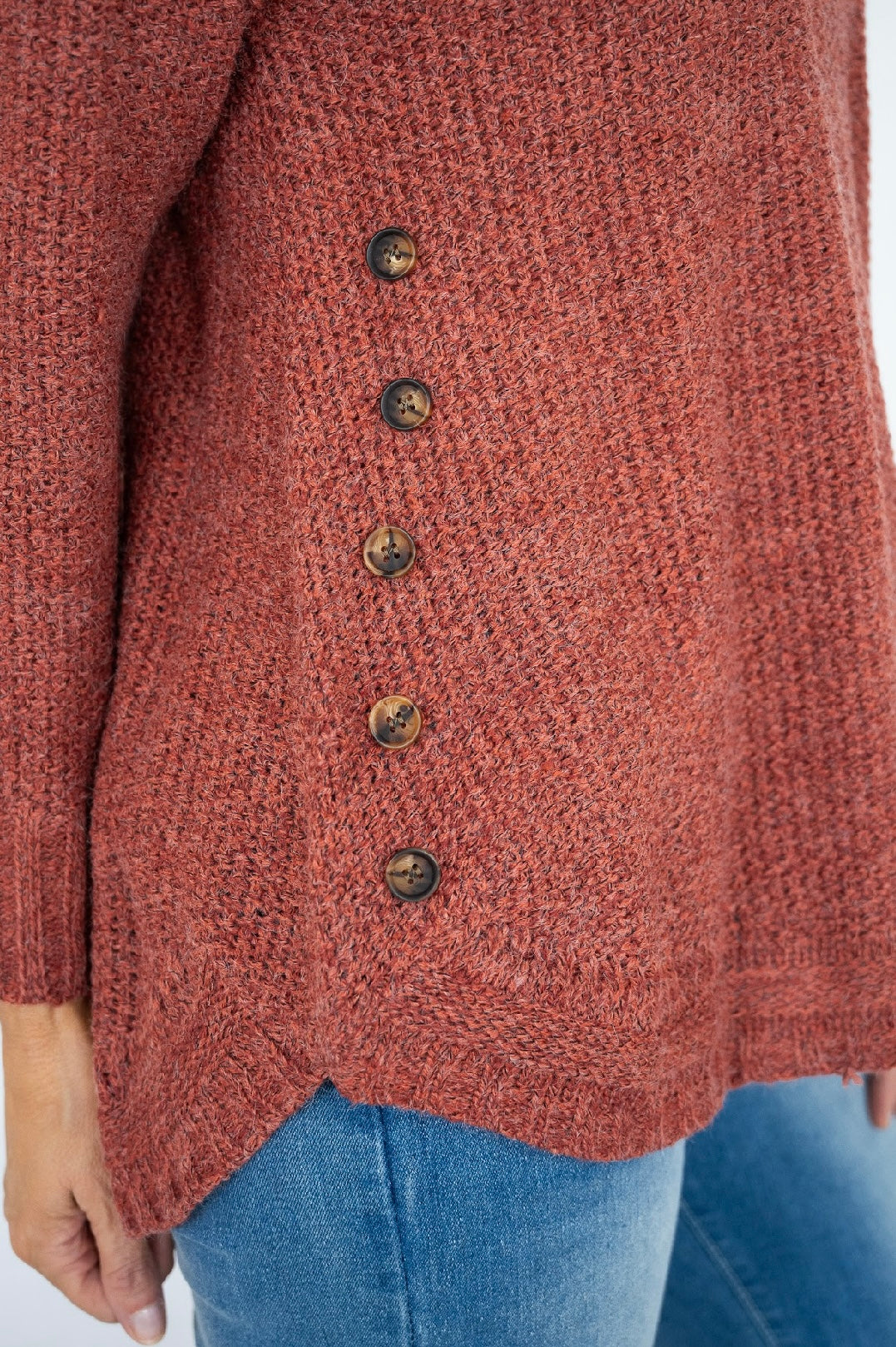 NOVA KNIT JUMPER - RUST