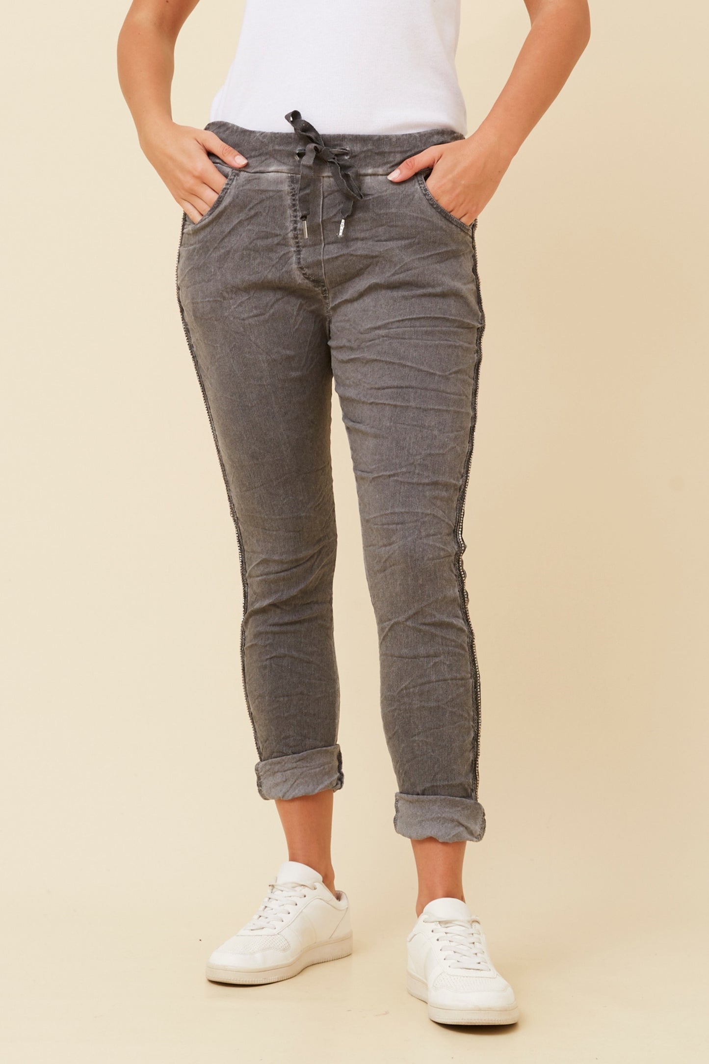 MABEL PANTS - DARK GREY