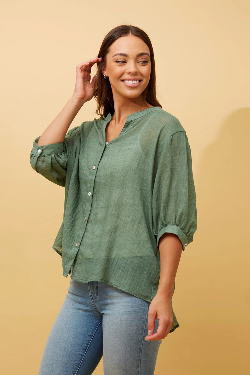 ELAINE TOP - GREEN