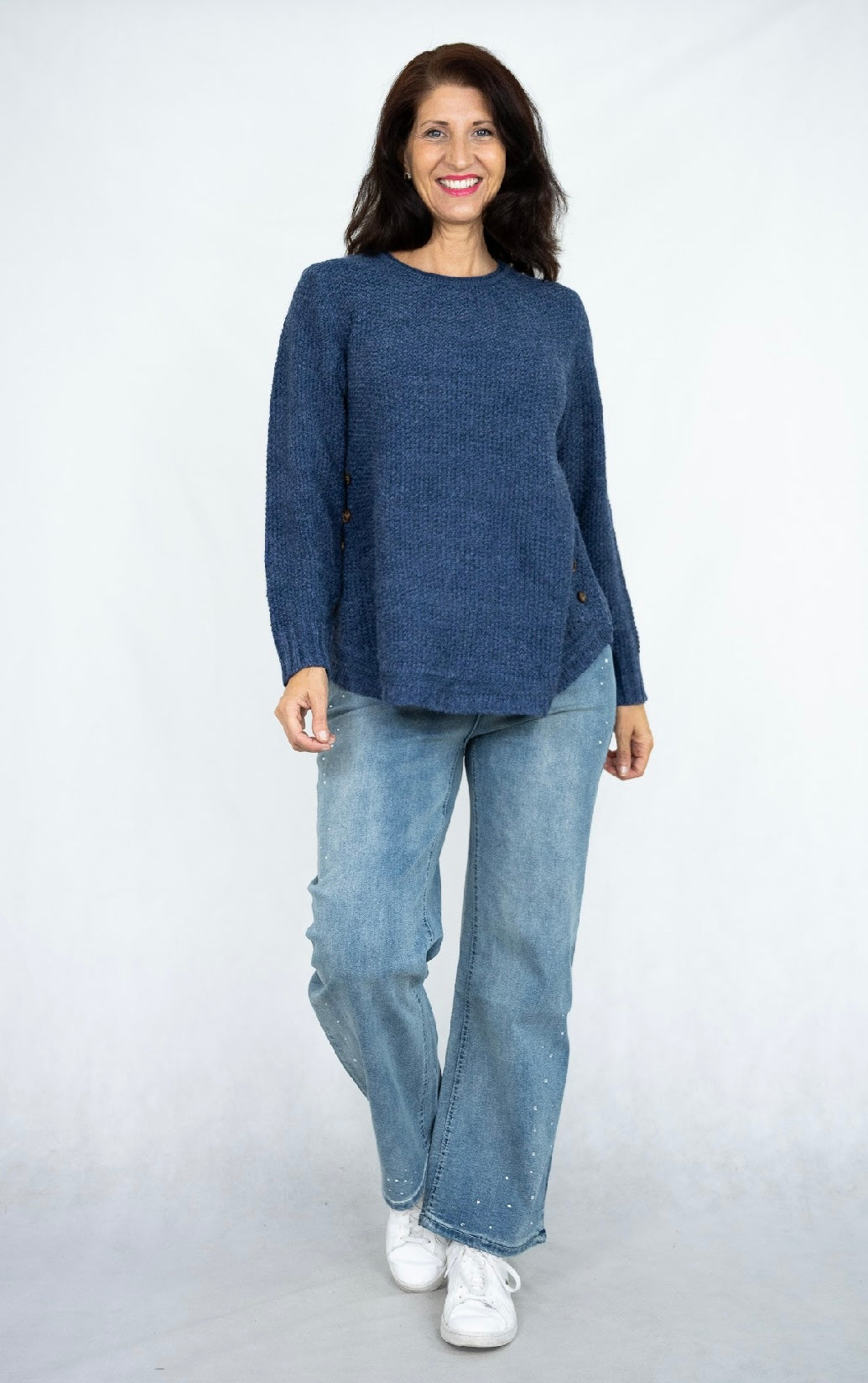 NOVA KNIT JUMPER - NAVY