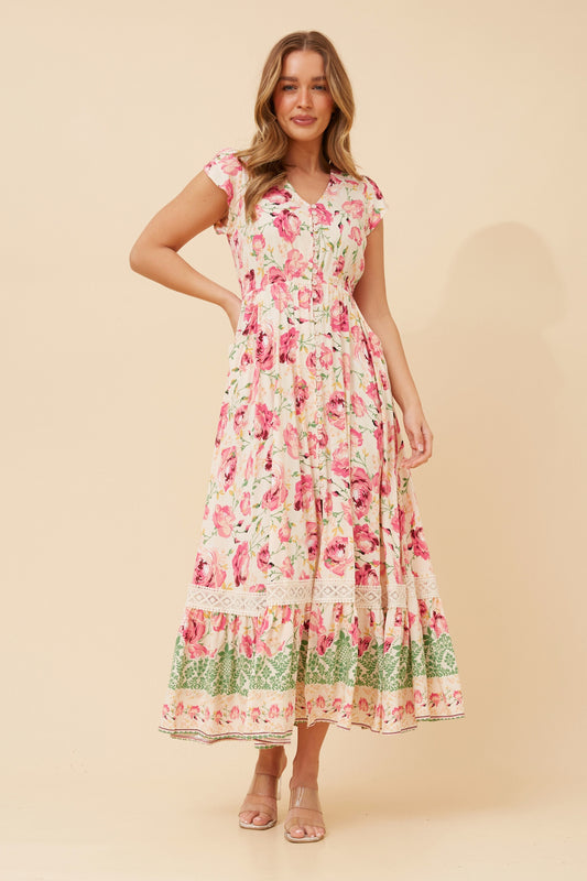 NIKOLA MAXI DRESS - PINK
