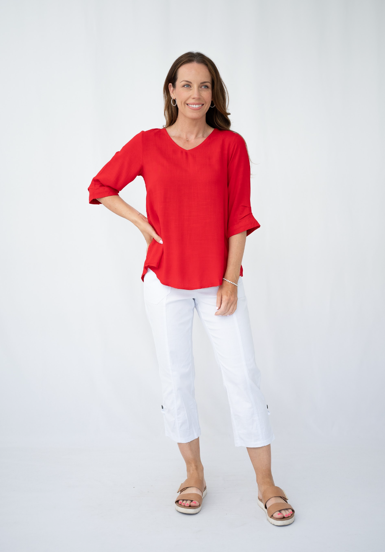 CASEY TOP - RED