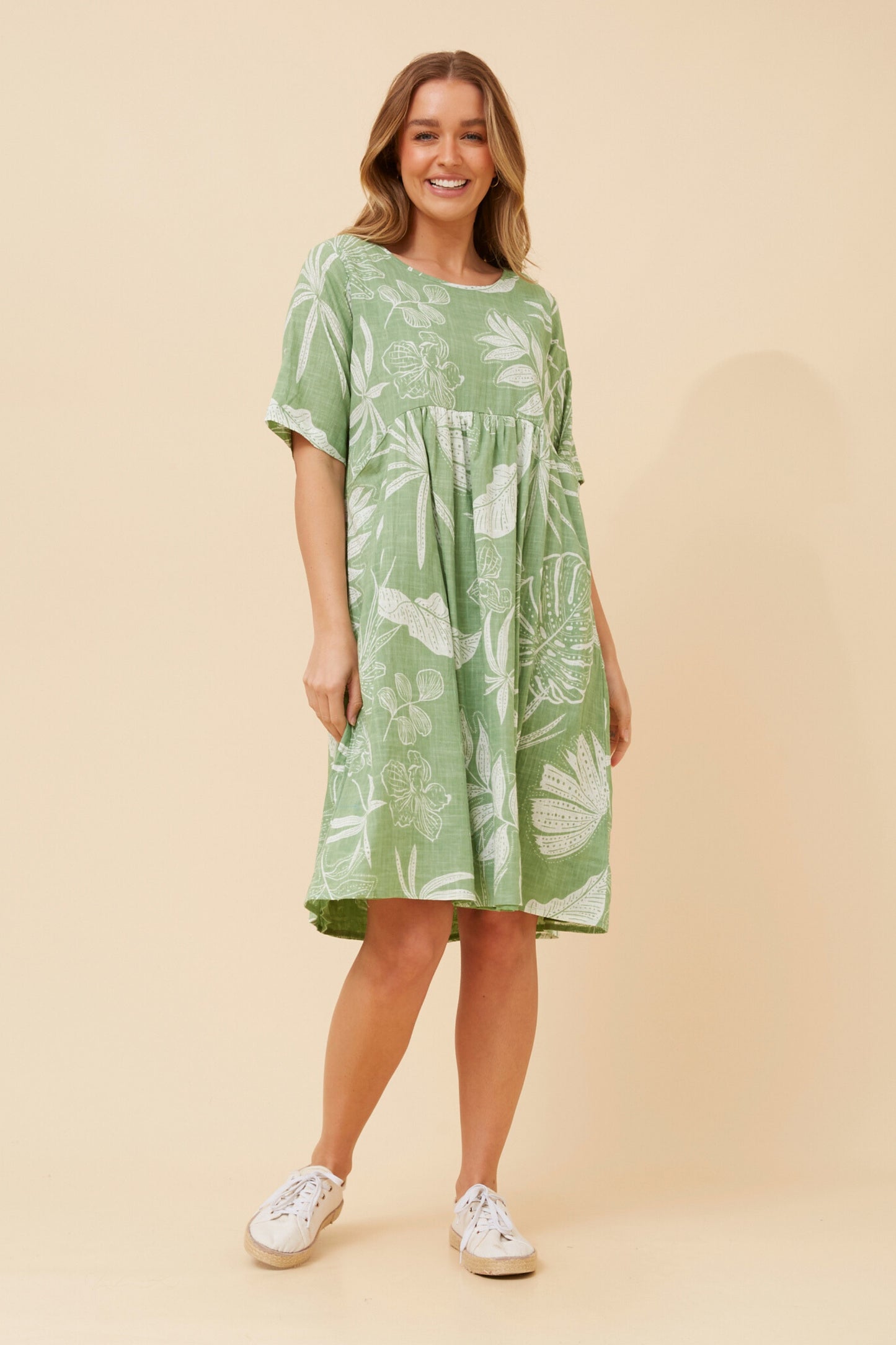 BRETTA MINI DRESS - GREEN