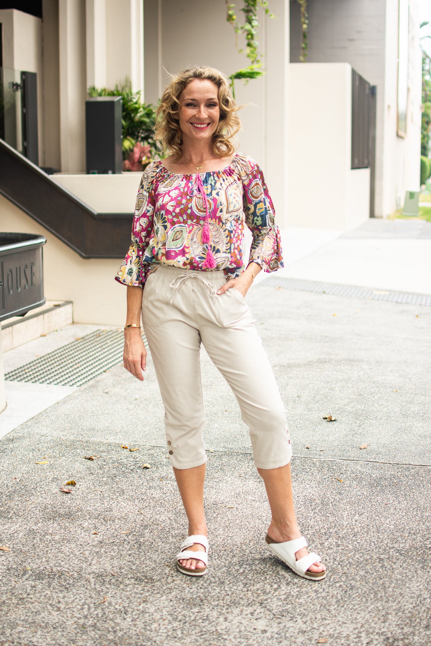 ELOISE PANTS - BEIGE