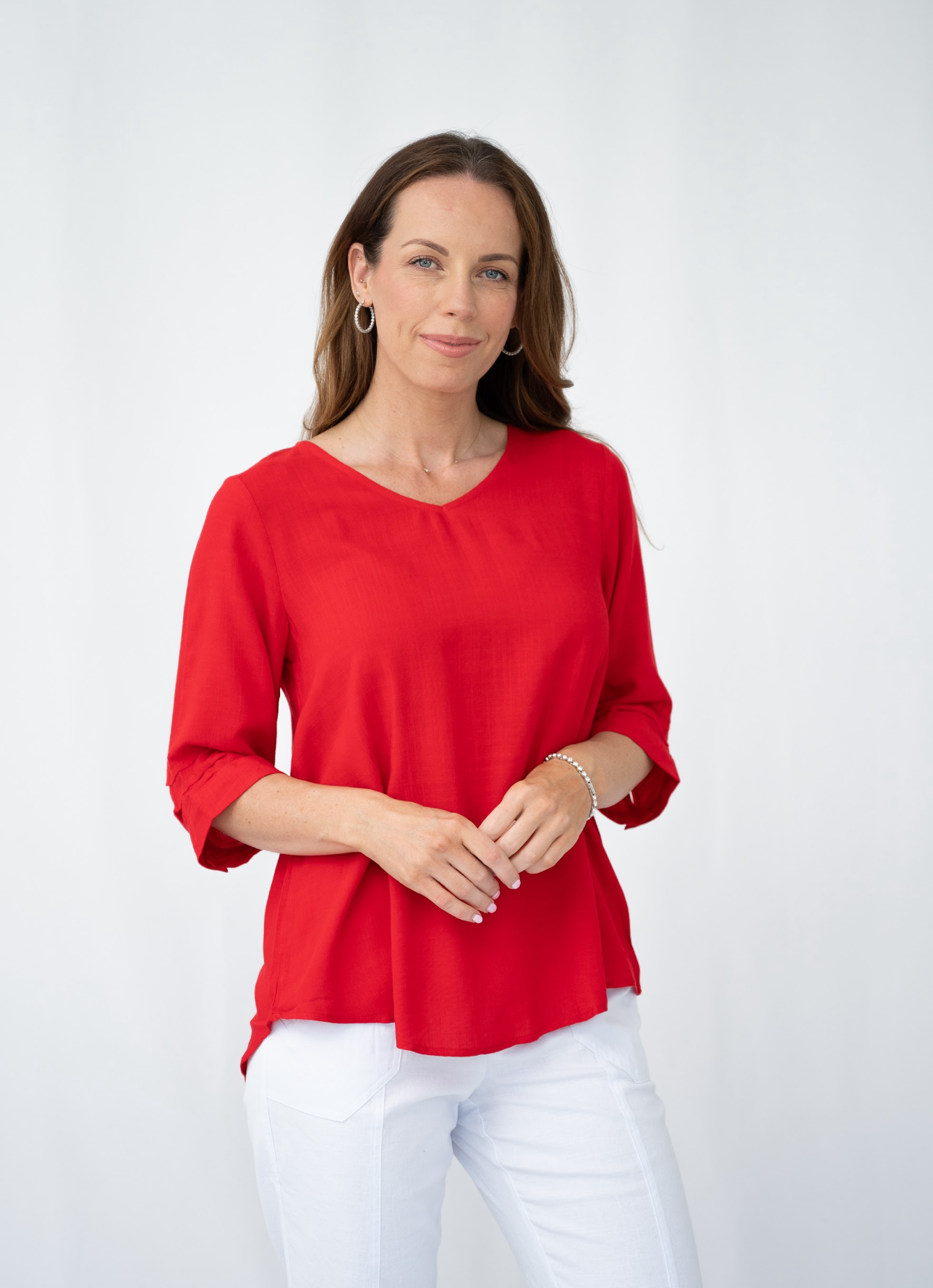 CASEY TOP - RED