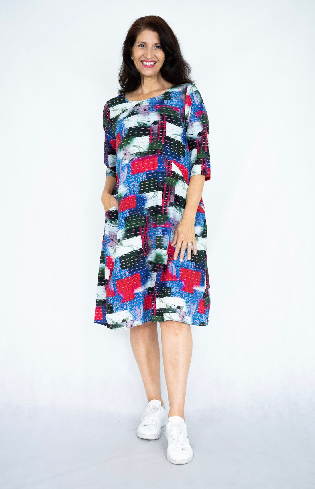 MELINDA MINI DRESS - NAVY