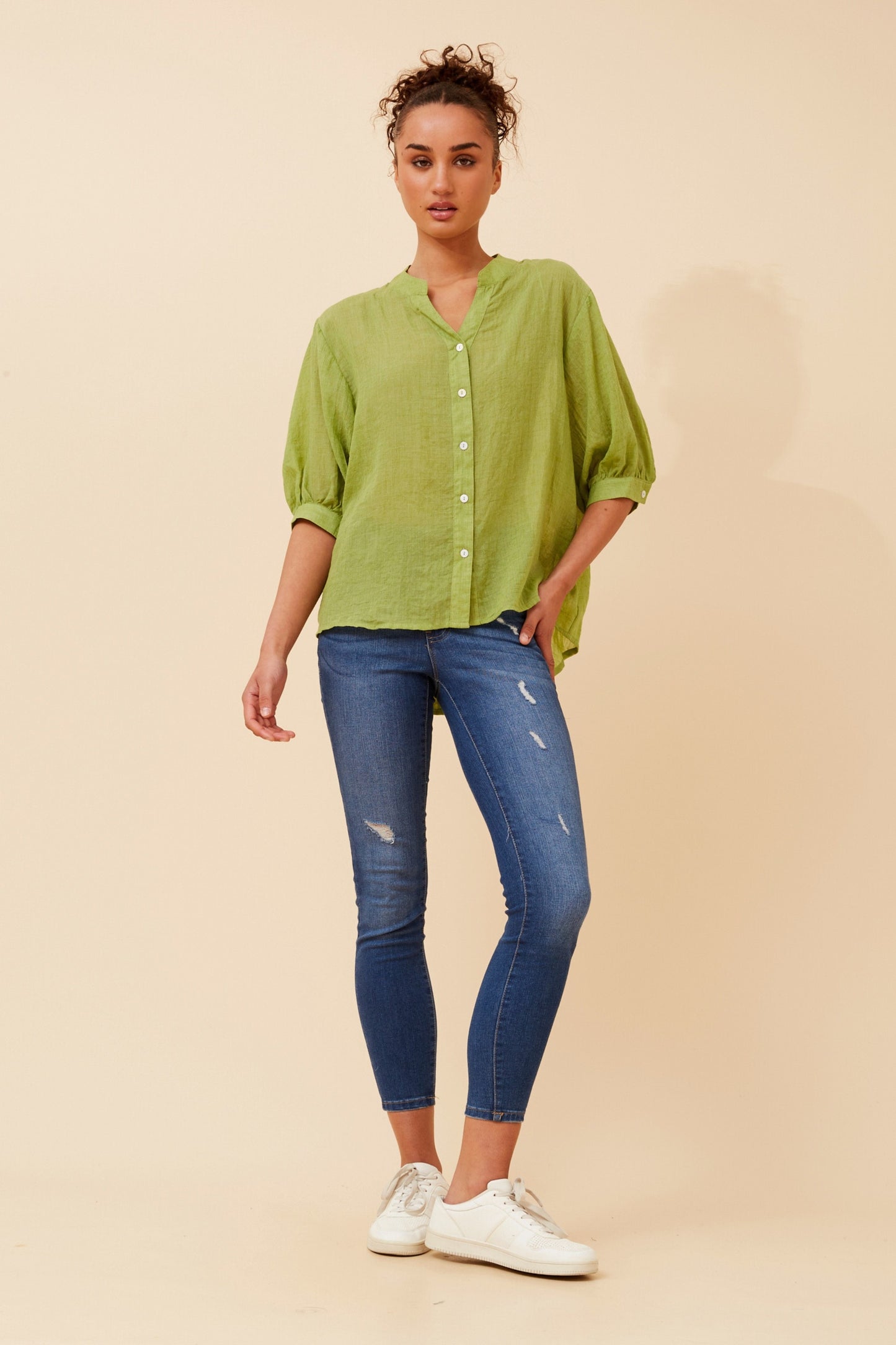 ELAINE TOP - PISTACHIO