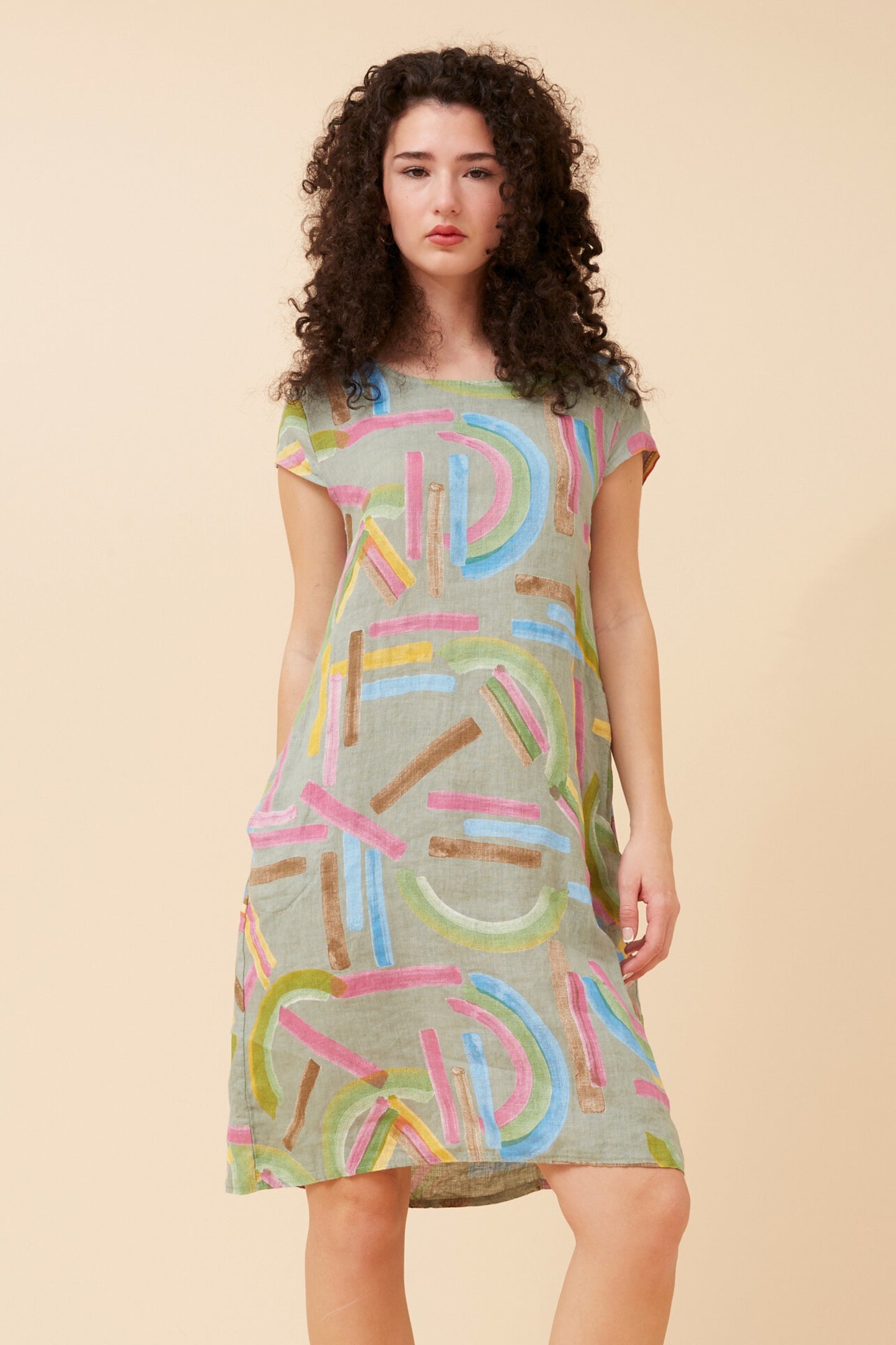 AVERY MINI DRESS - SAGE