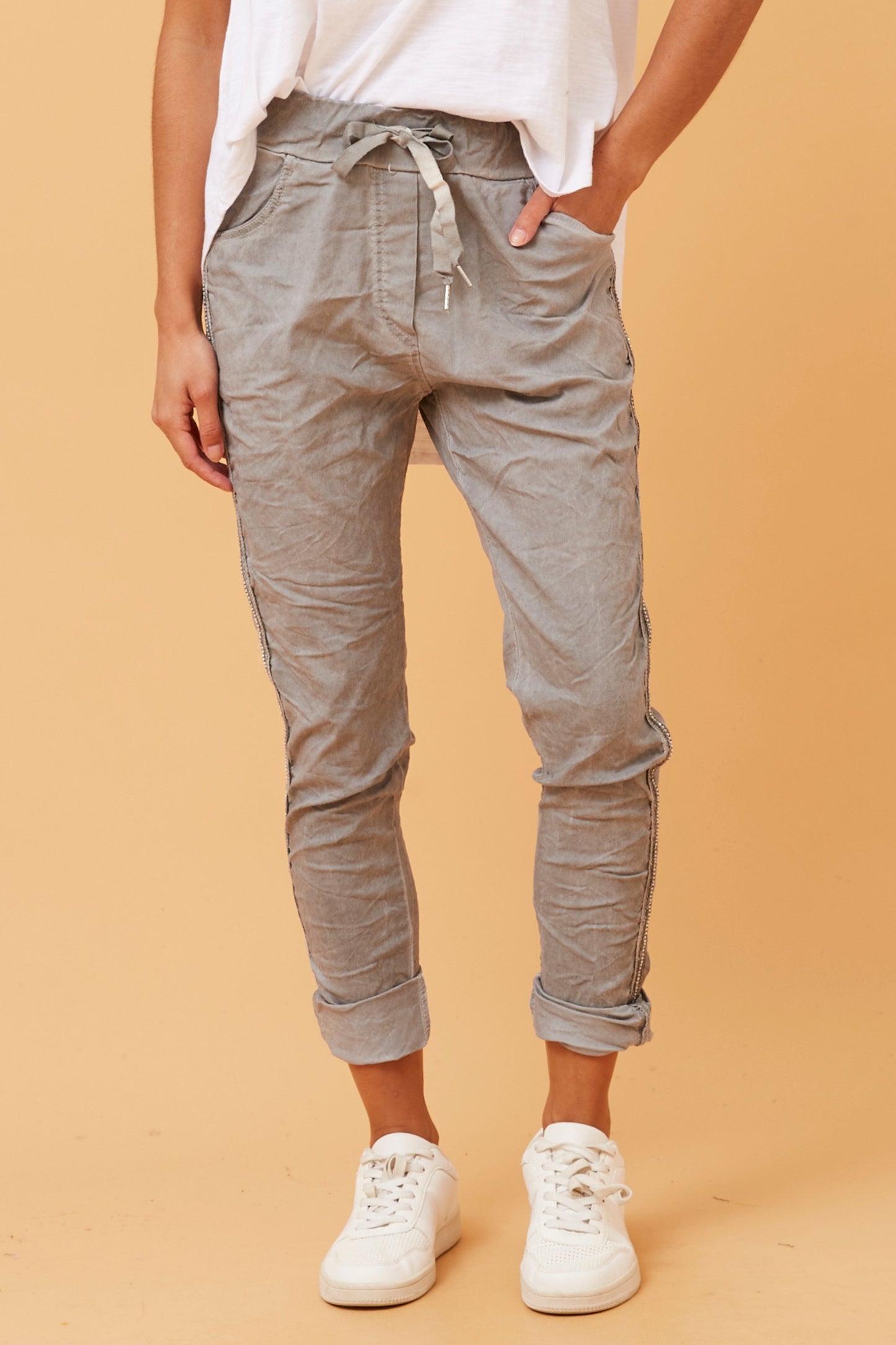 MABEL PANTS - LIGHT GREY