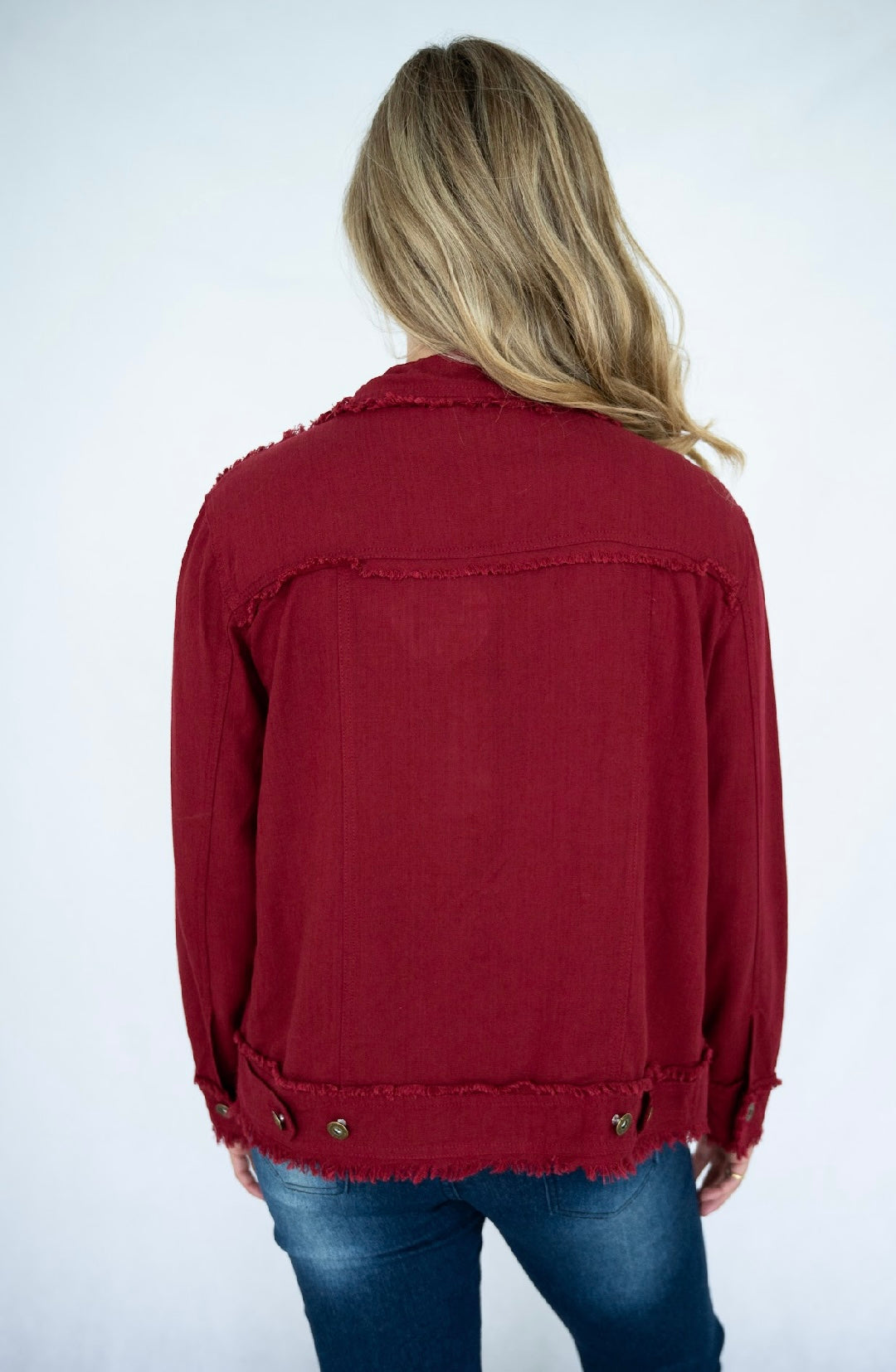 ESTELLE JACKET - BURGUNDY
