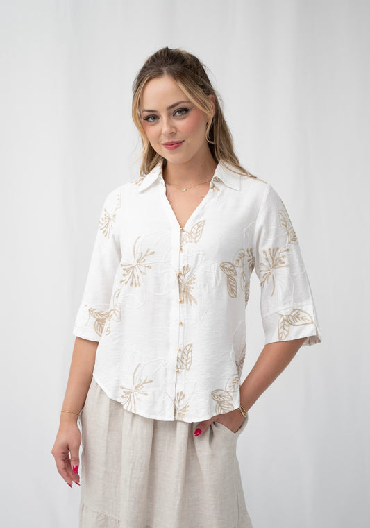 TANISHA TOP - WHITE