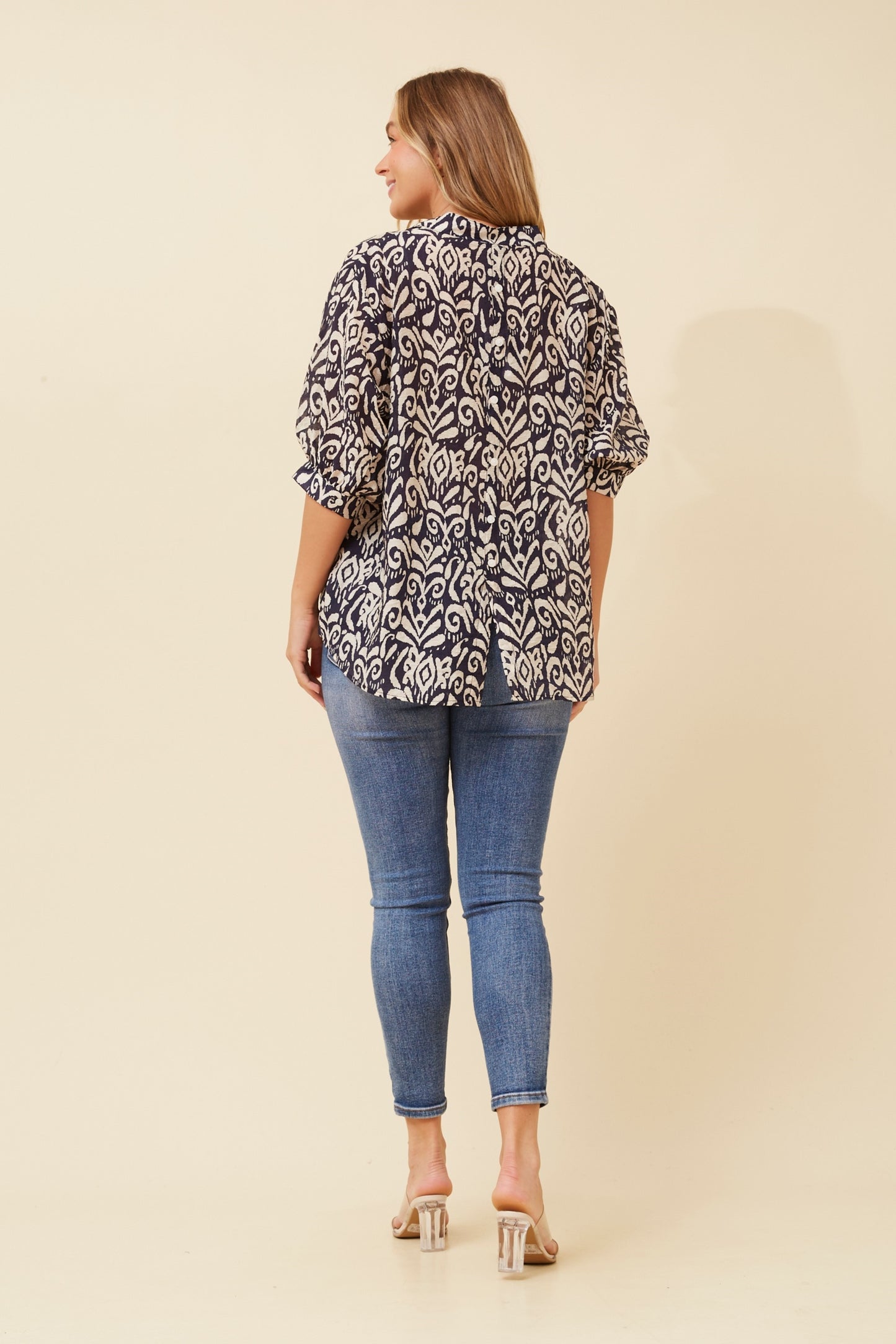 JOELLE TOP - NAVY