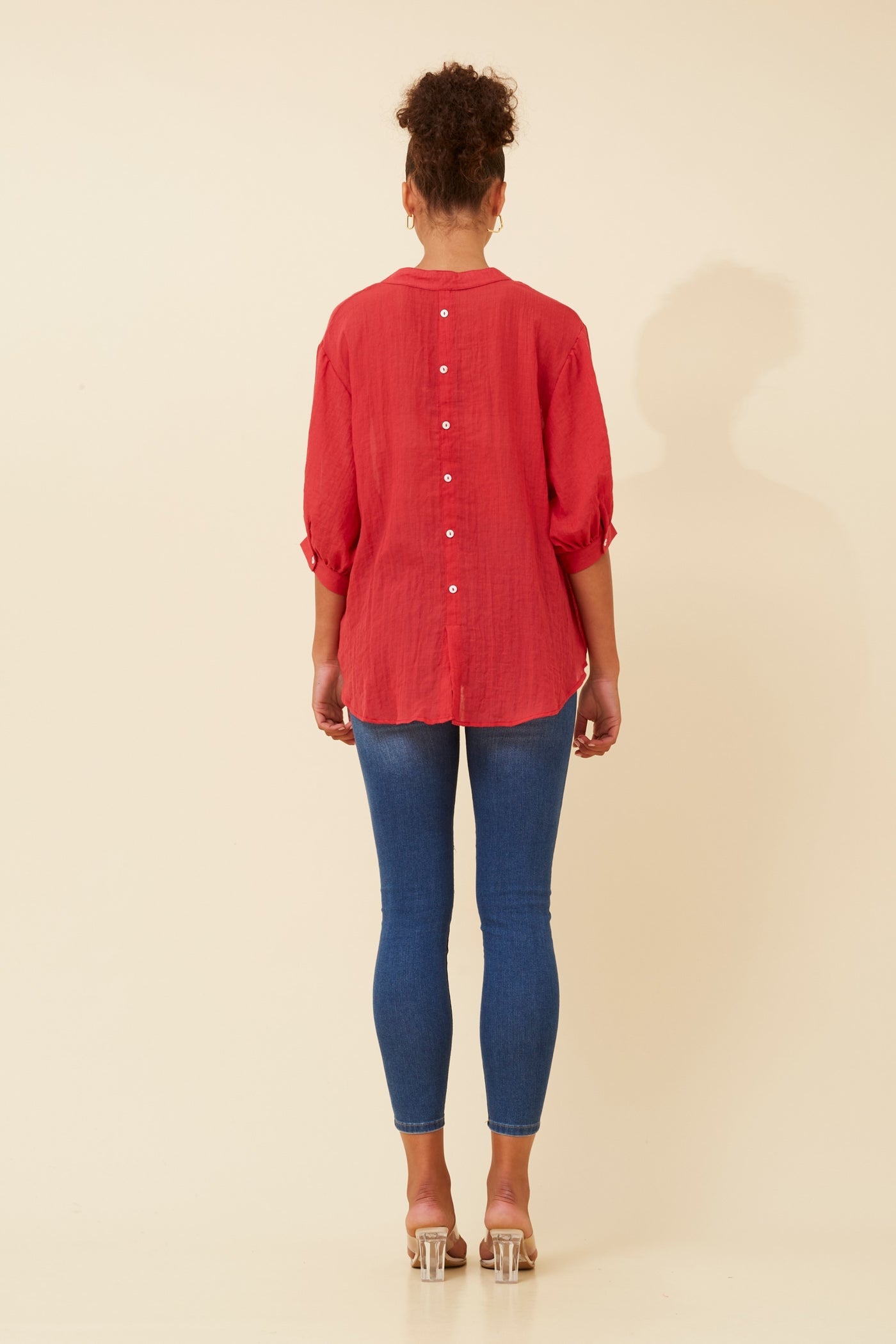 ELAINE TOP - RICH RED