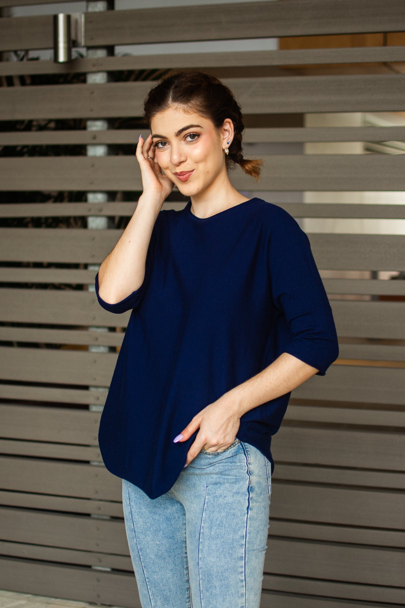 RYLEY KNIT - NAVY
