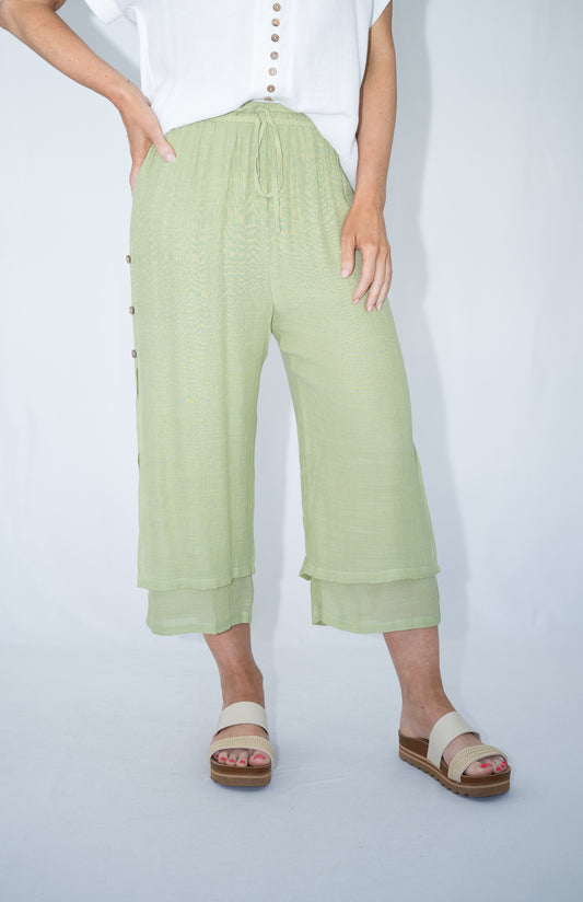 ALINA PANTS - LIGHT SAGE
