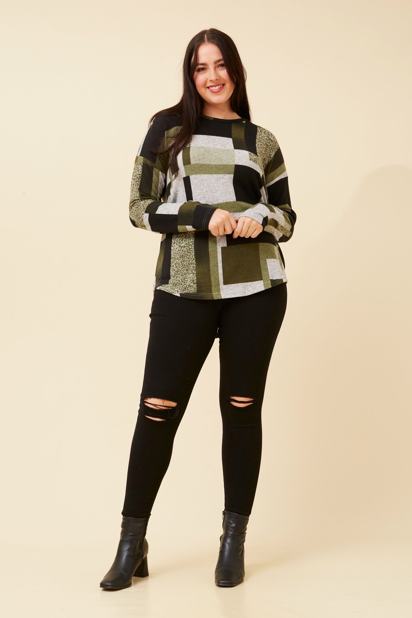 FLORENCE TOP - OLIVE