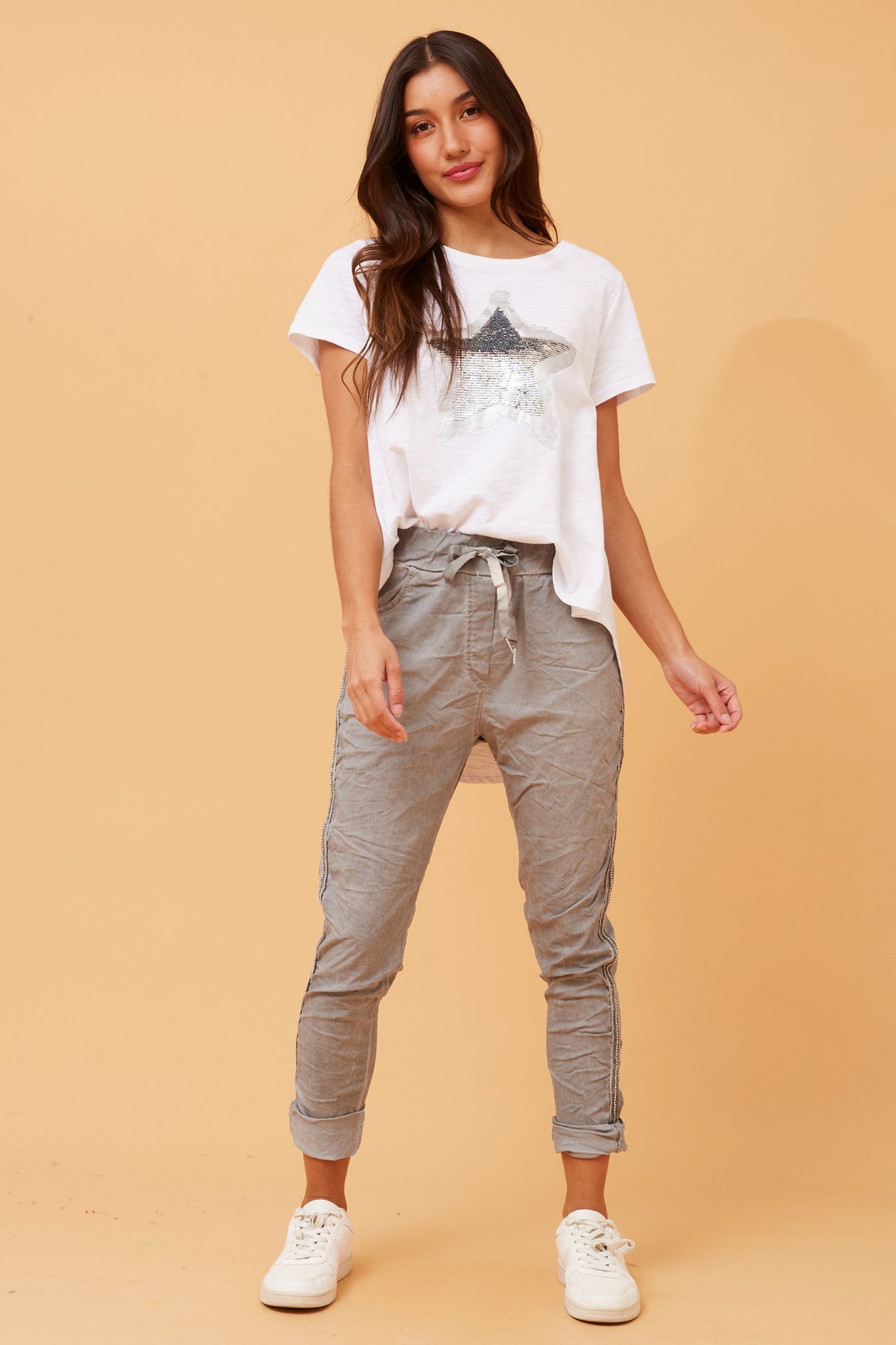 MABEL PANTS - LIGHT GREY