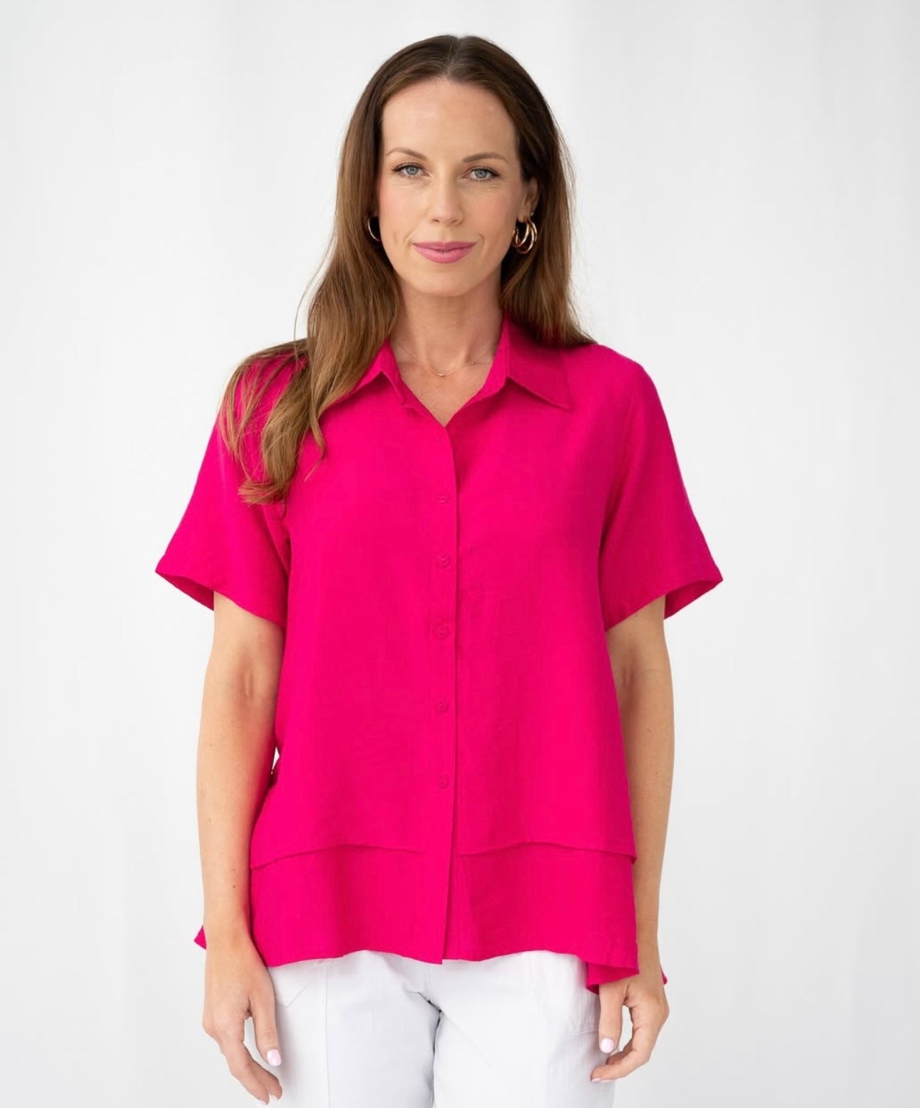 TIANA TOP - HOT PINK