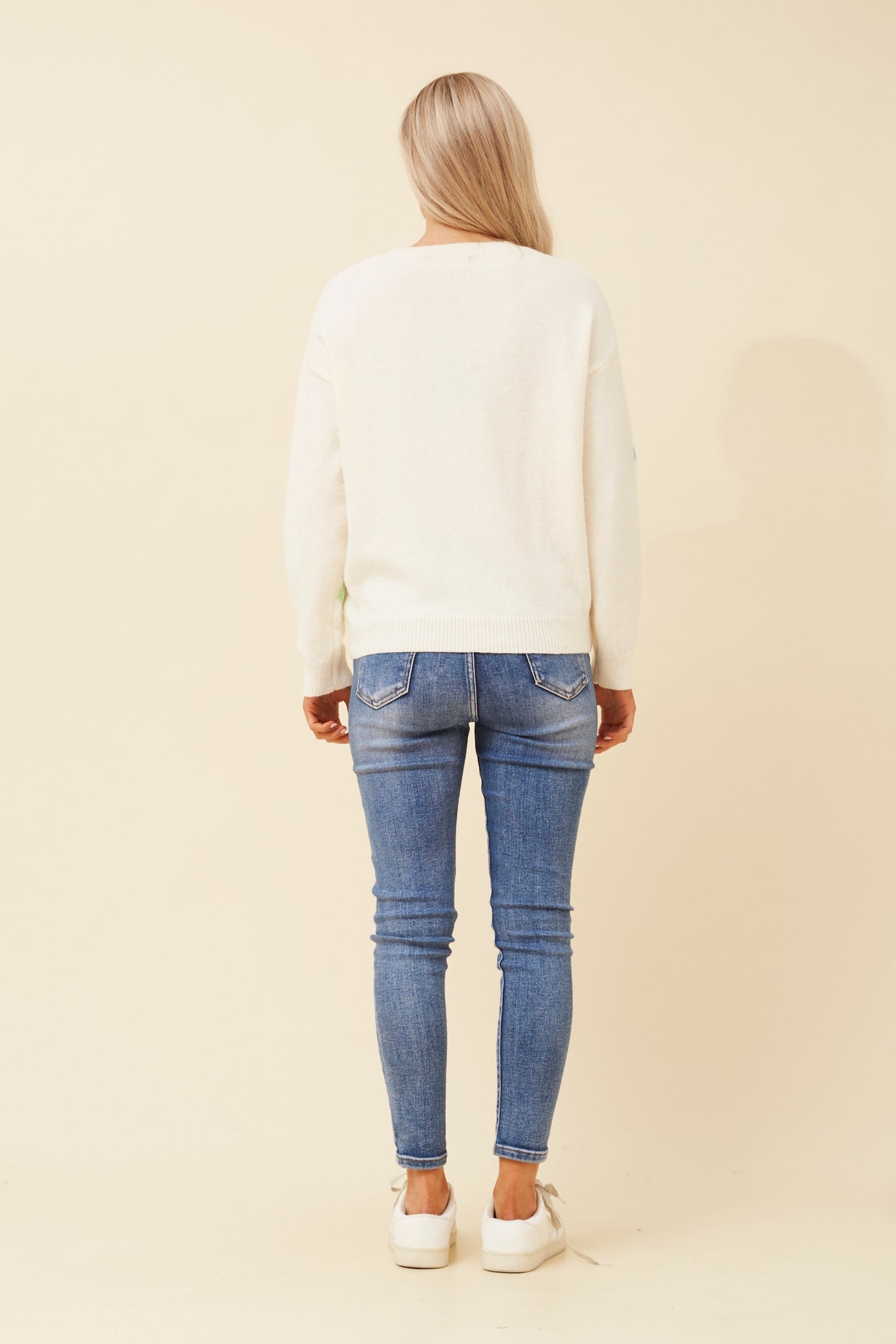 KATHRYN KNIT JUMPER - IVORY