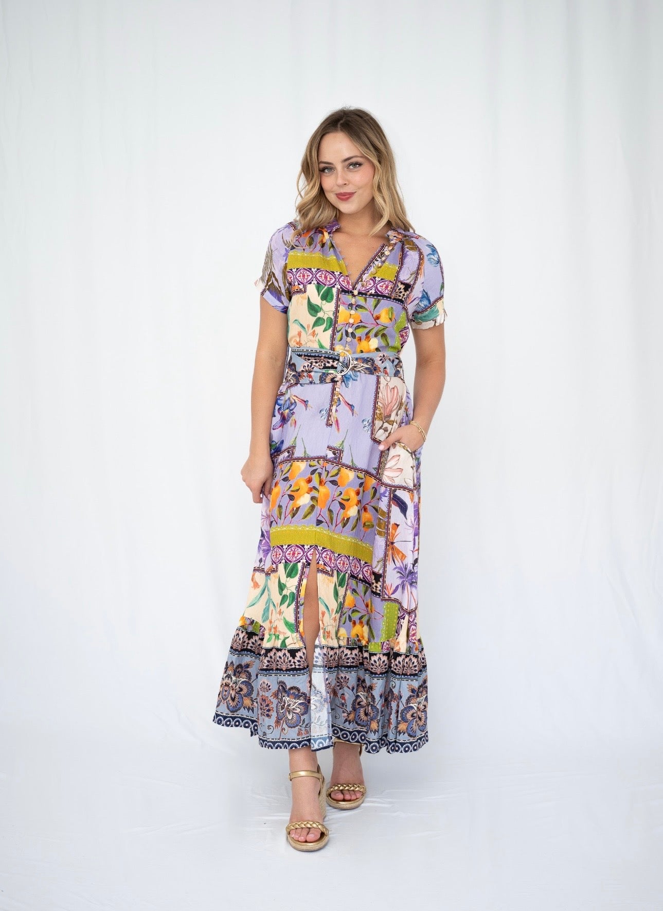 MILLY MAXI DRESS - LAVENDER