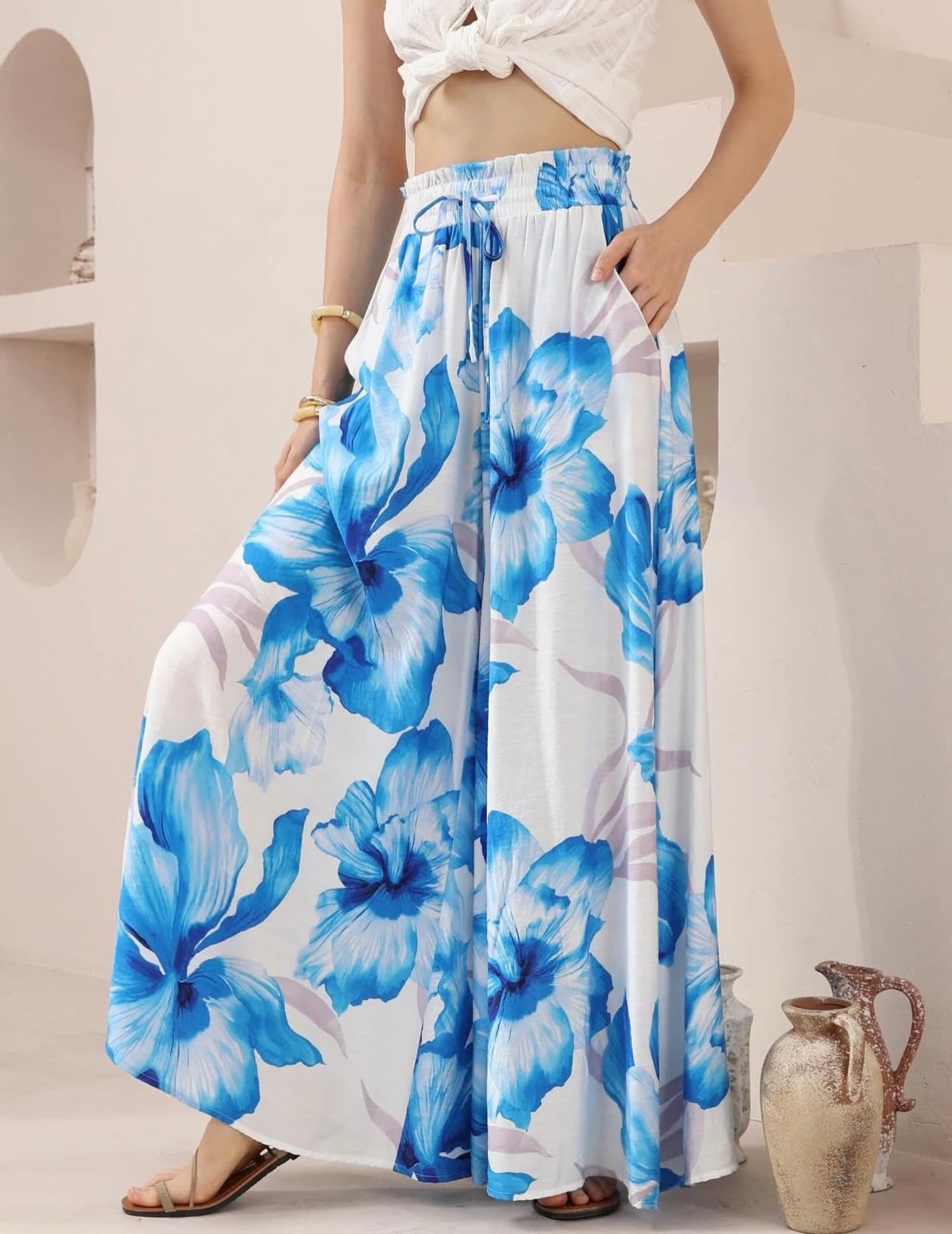 CHANTELLE PANTS - BLUE