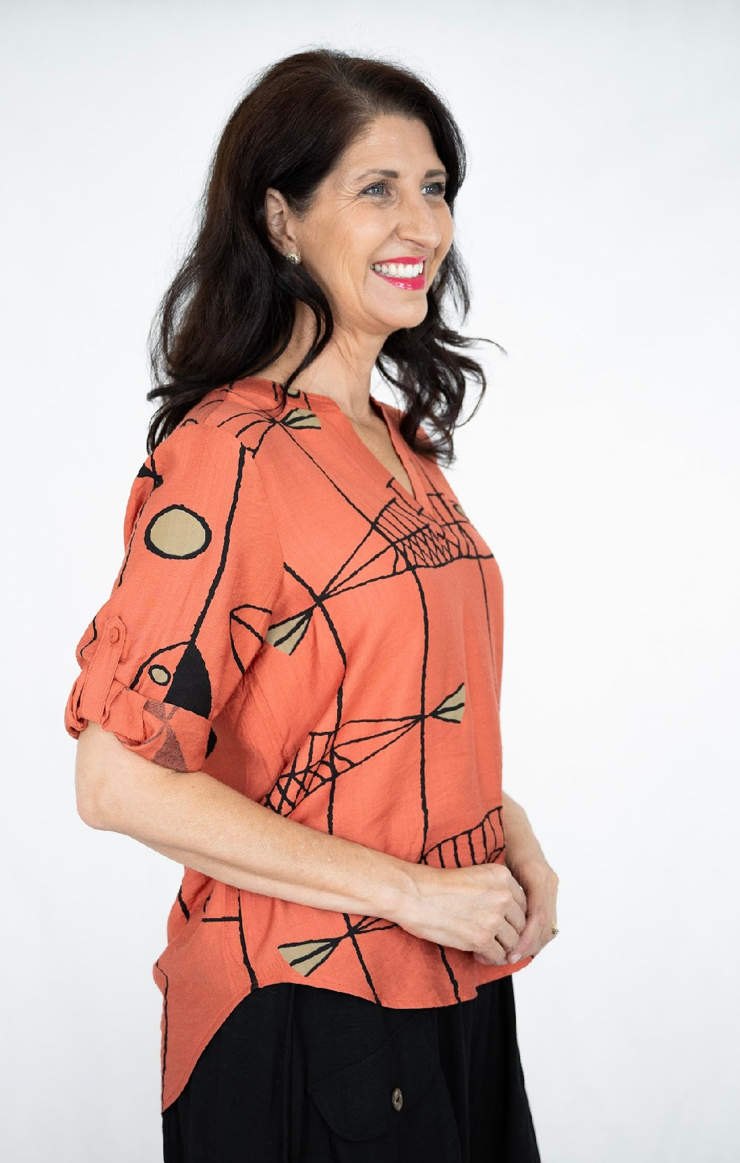 SHAMANO TOP - TERRACOTTA