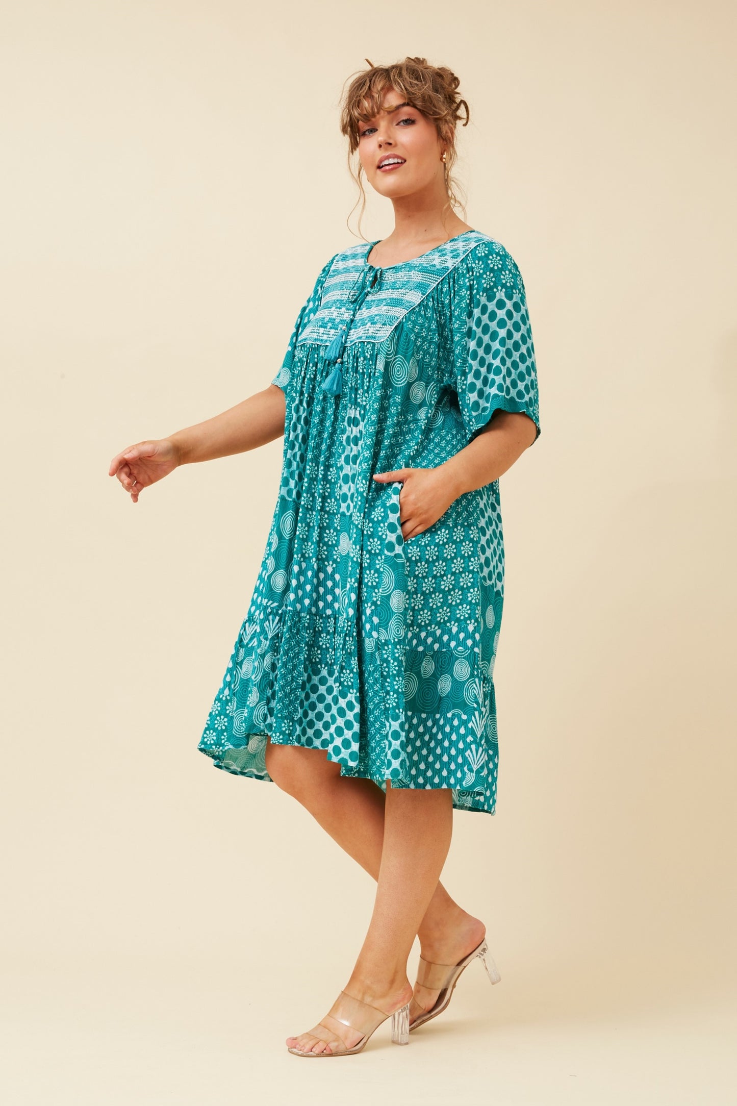 JUDIE MIJI DRESS - GREEN