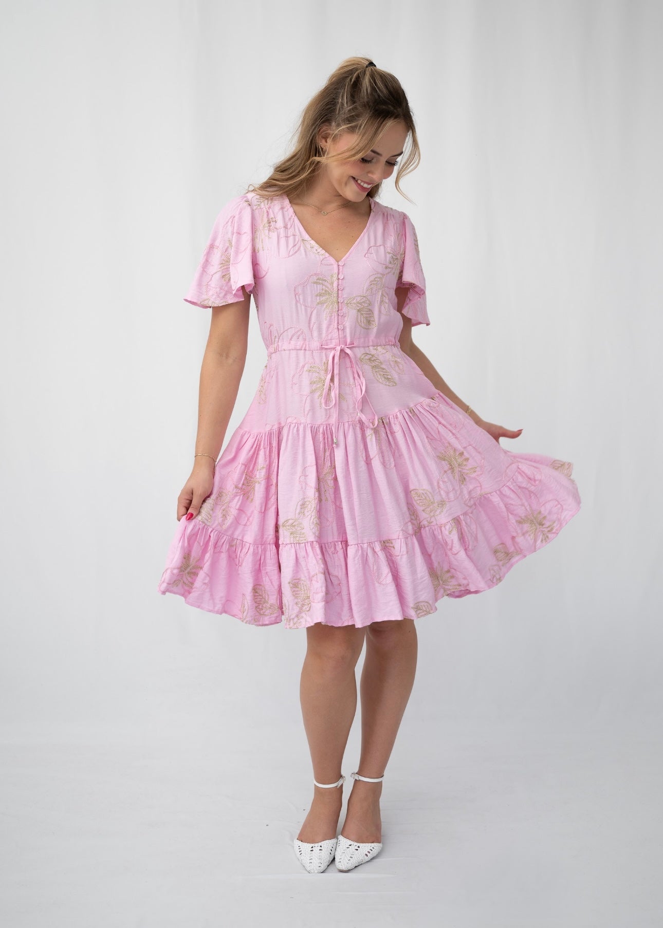 TANISHA MINI DRESS - PINK