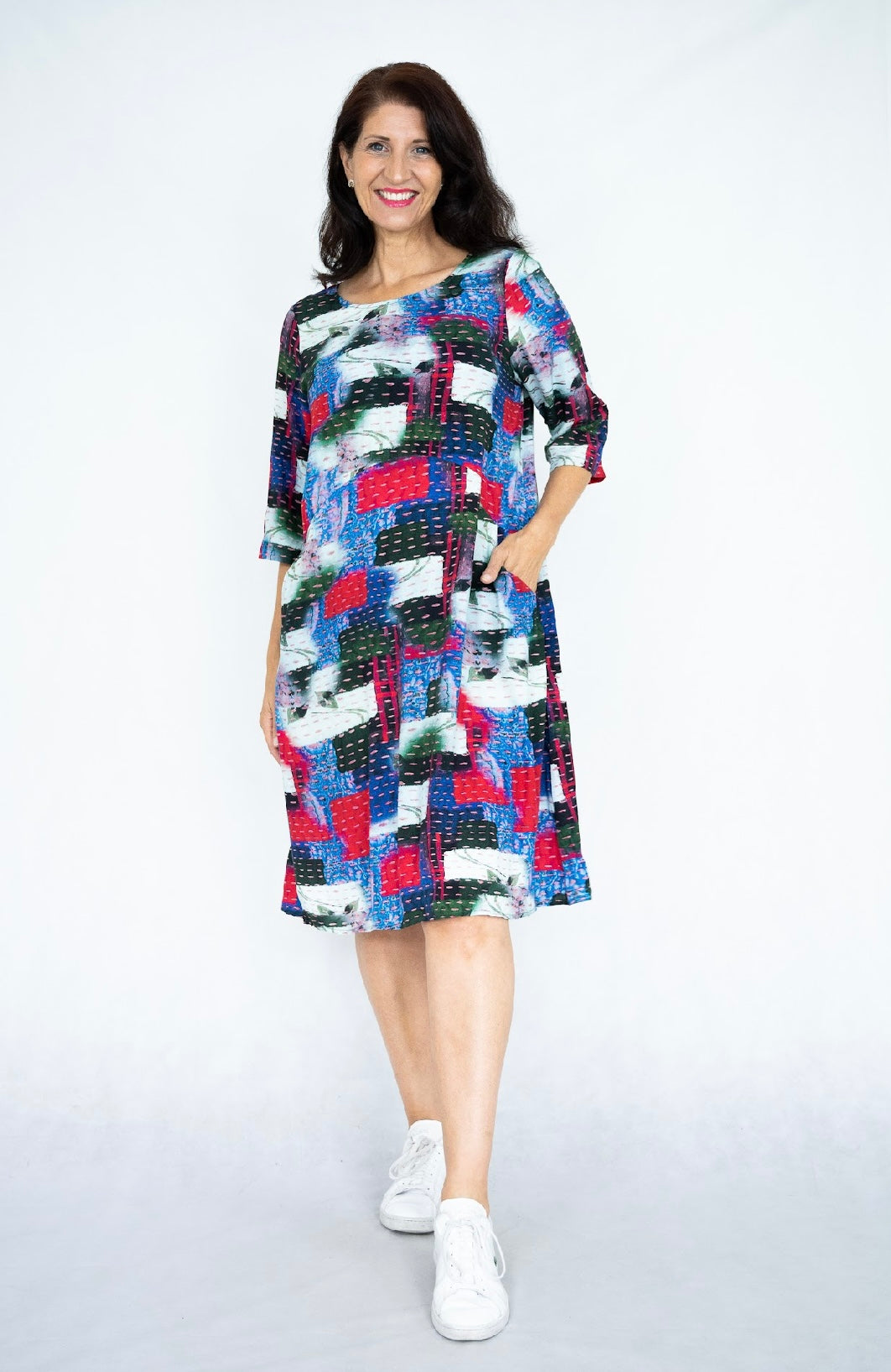 MELINDA MINI DRESS - NAVY