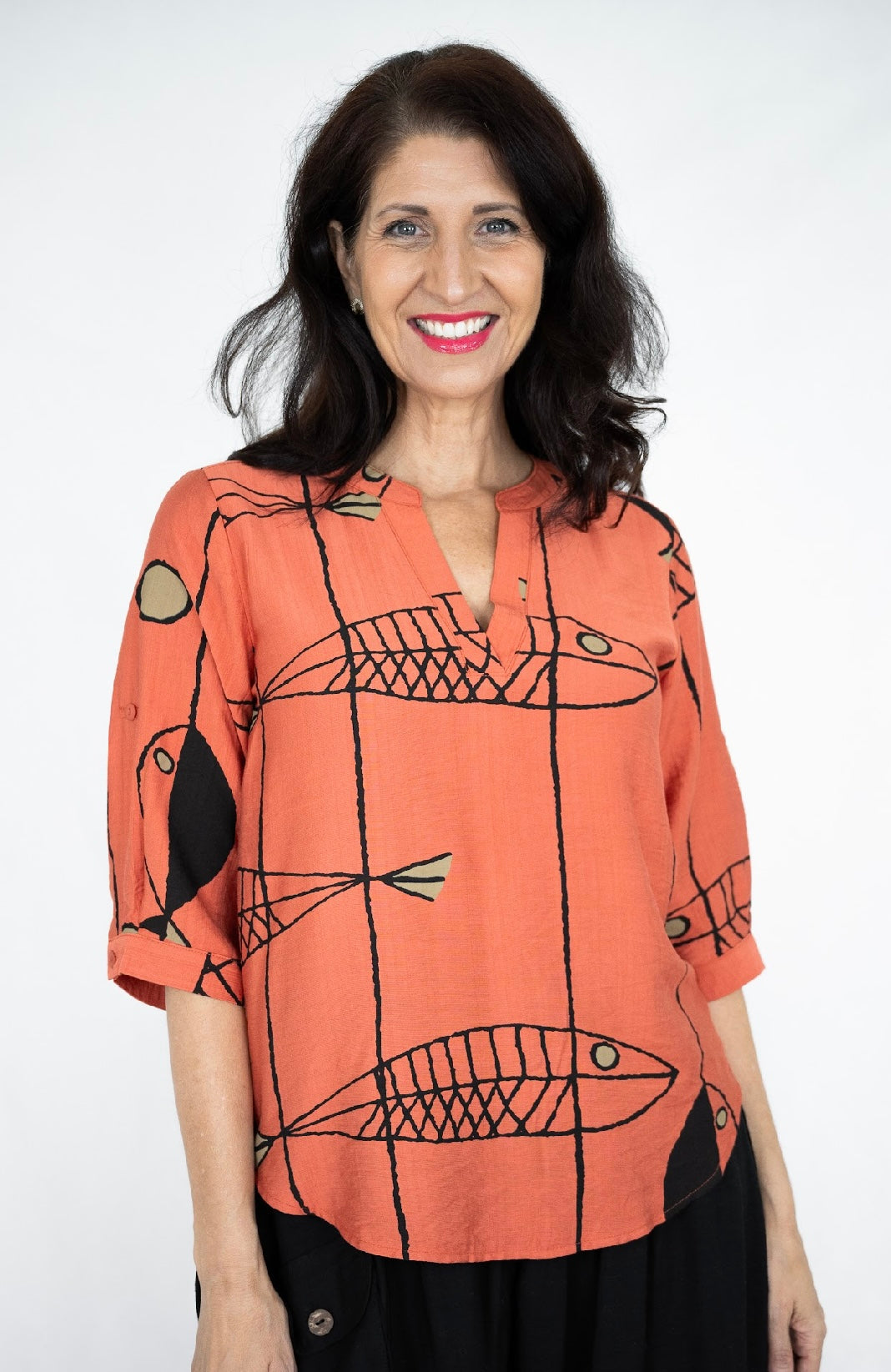 SHAMANO TOP - TERRACOTTA