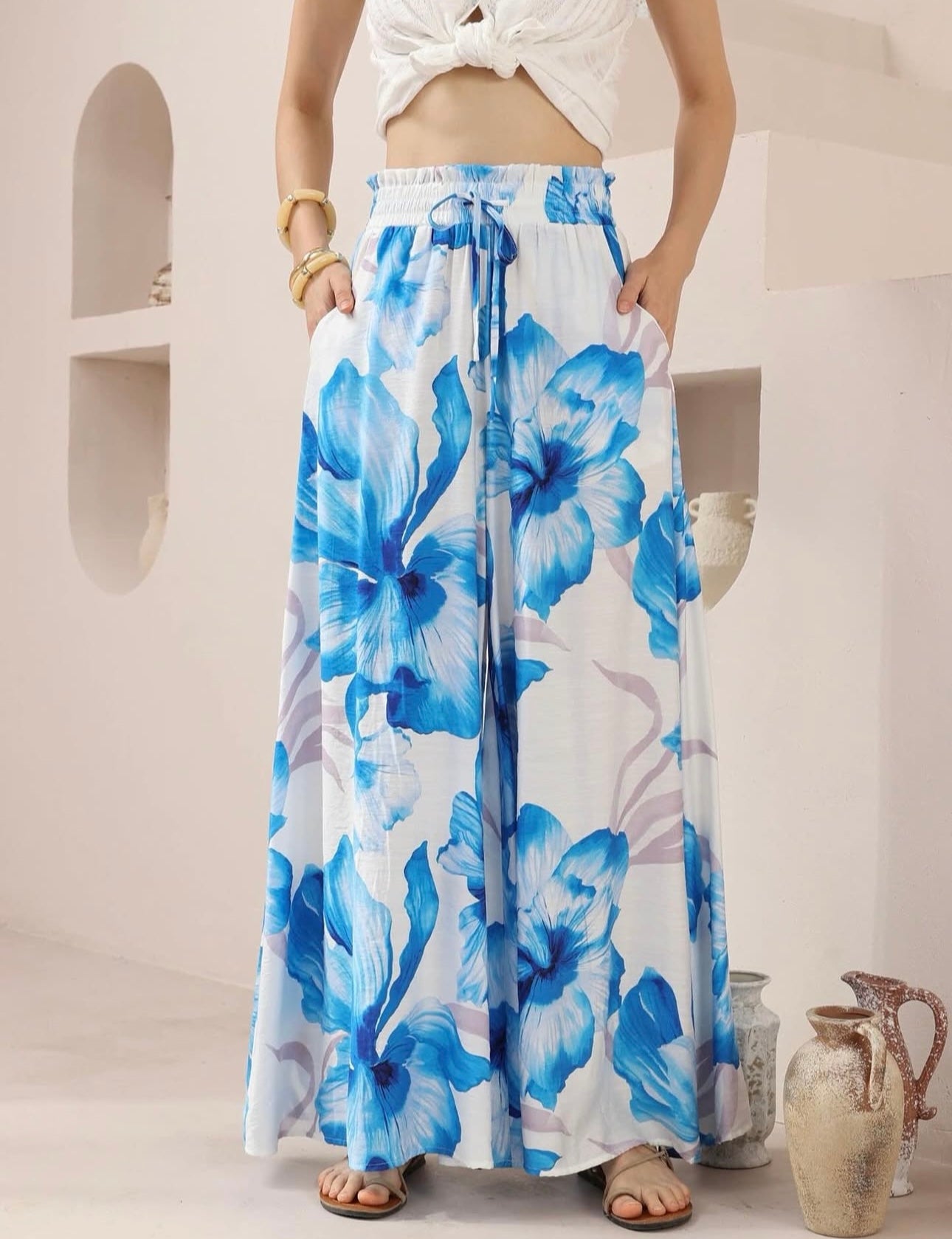 CHANTELLE PANTS - BLUE