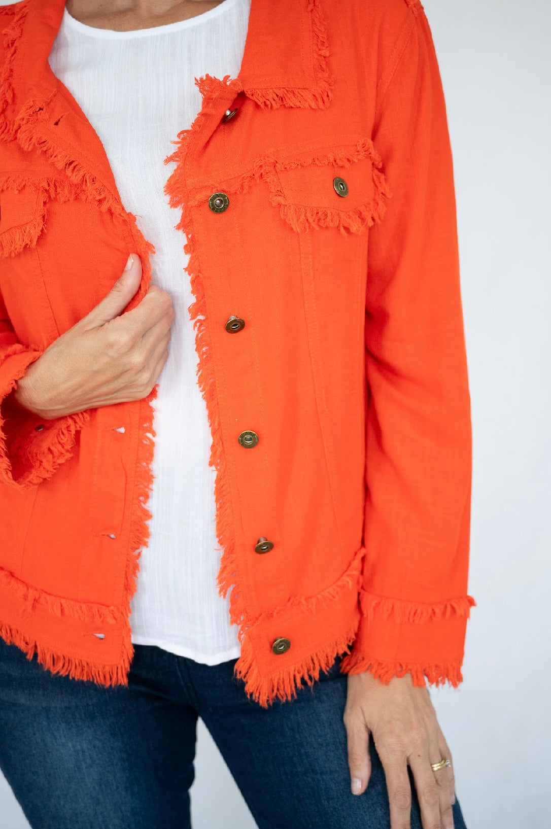 ESTELLE JACKET - TANGERINE