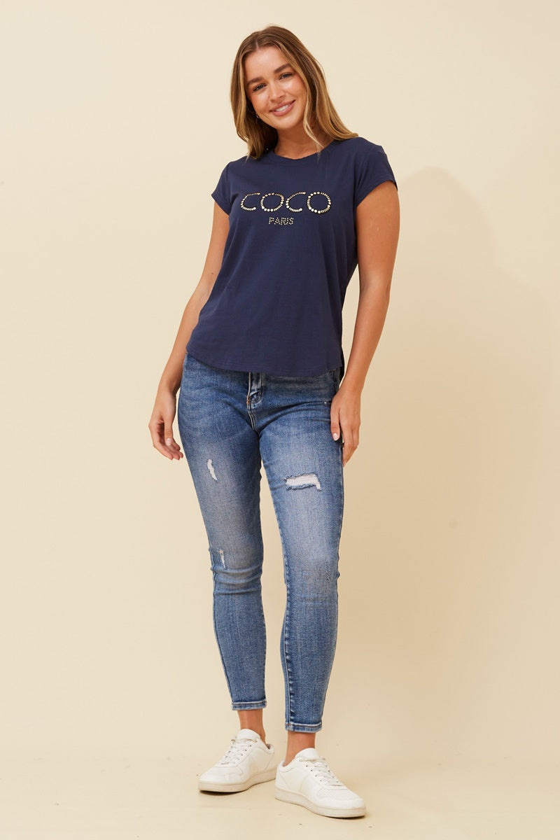 COCO TOP - NAVY