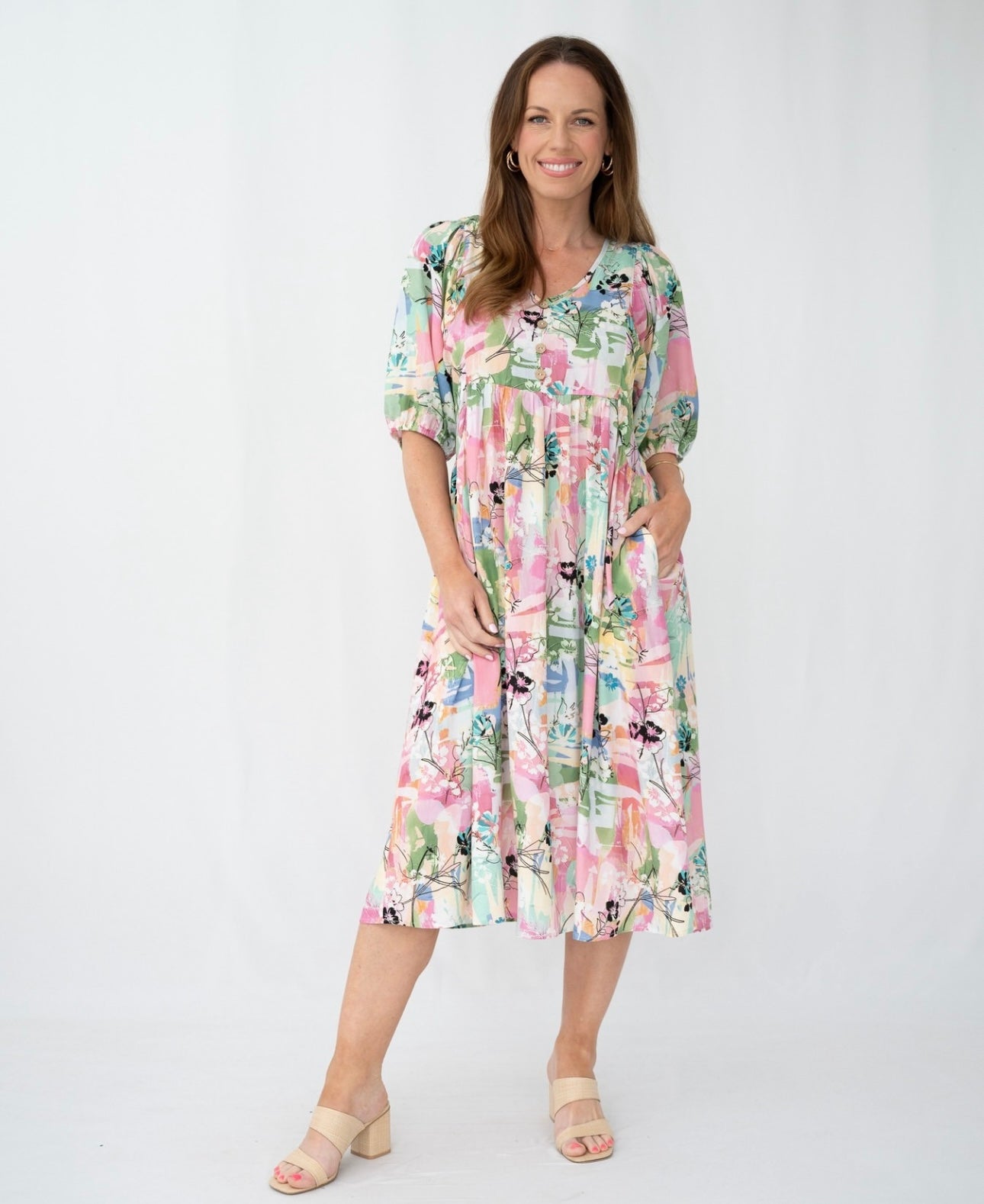 DORIE MIDI DRESS