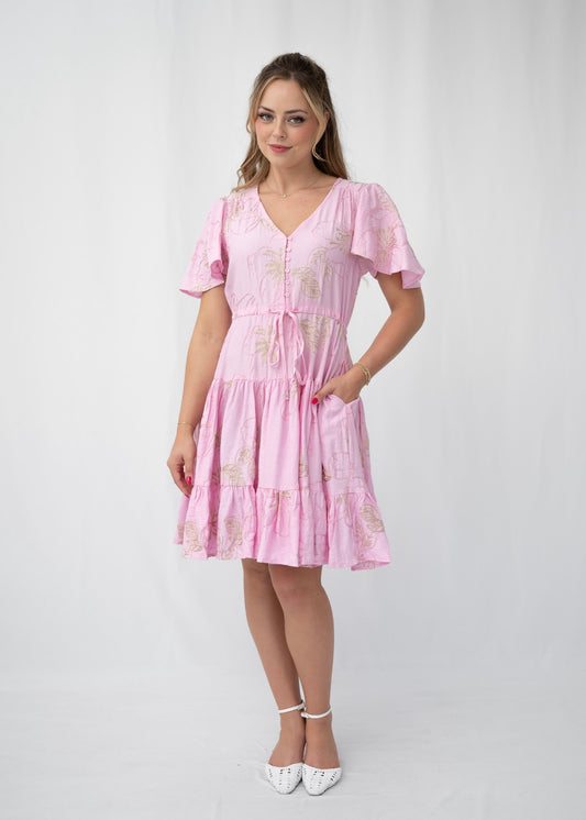 TANISHA MINI DRESS - PINK