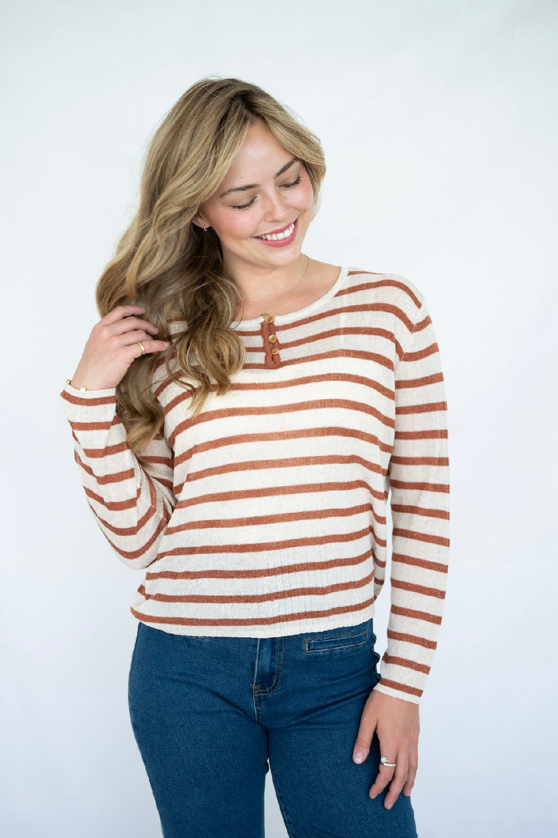 LISA KNIT TOP - BURGUNDY