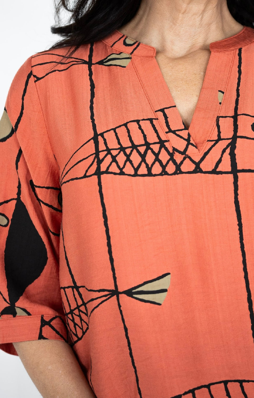 SHAMANO TOP - TERRACOTTA
