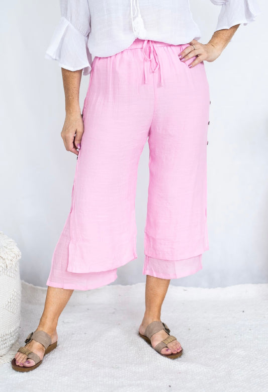 ALINA PANTS - BABY PINK