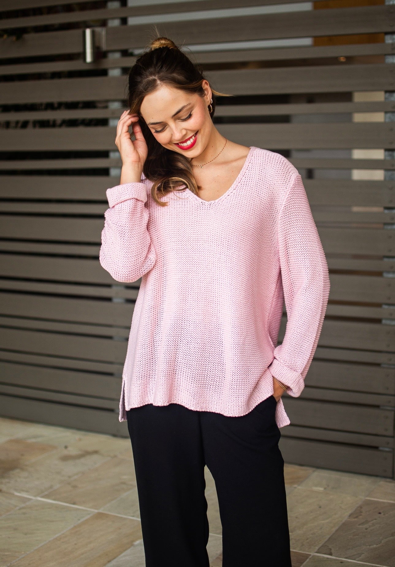 TERIZA KNIT - BABY PINK