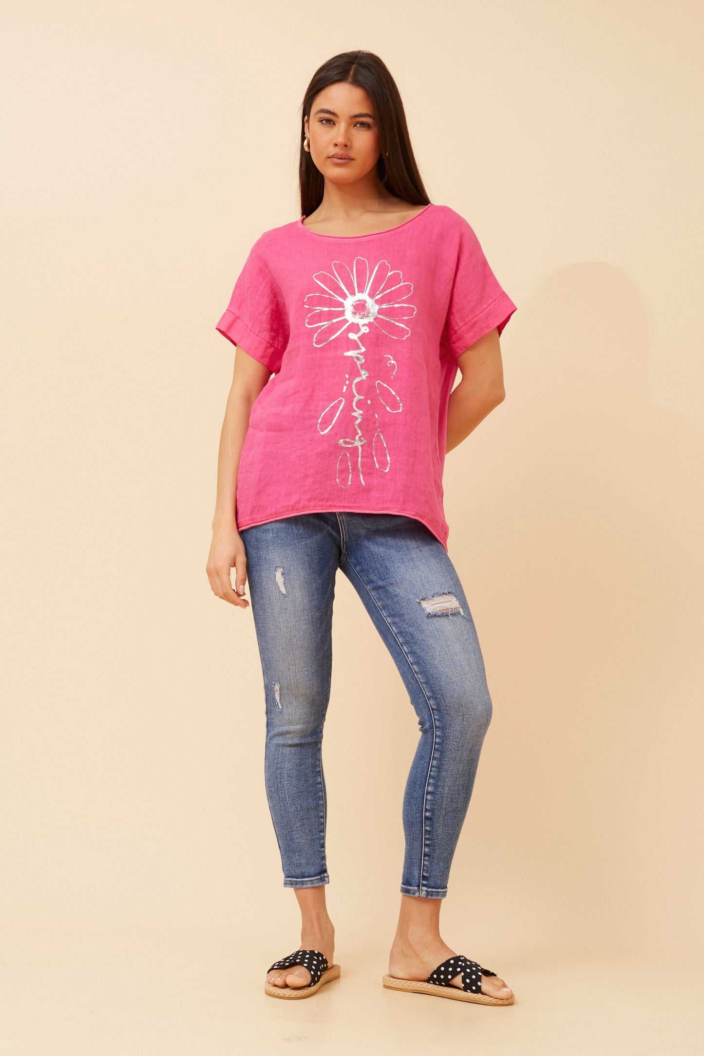 JOVIE TOP - FUCHSIA
