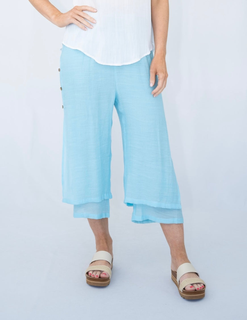 ALINA PANTS - BABY BLUE