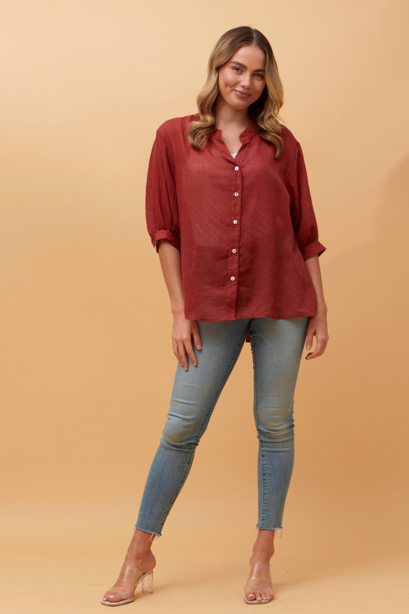ELAINE TOP - BRICK