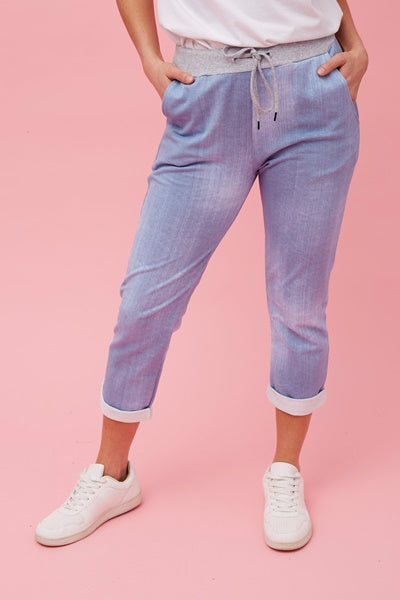 MYLA JOGGERS - LIGHT DENIM