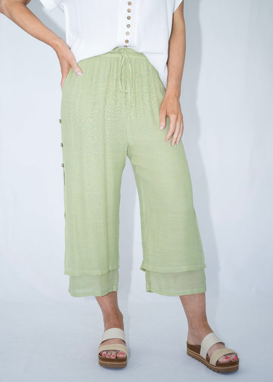 ALINA PANTS - LIGHT SAGE