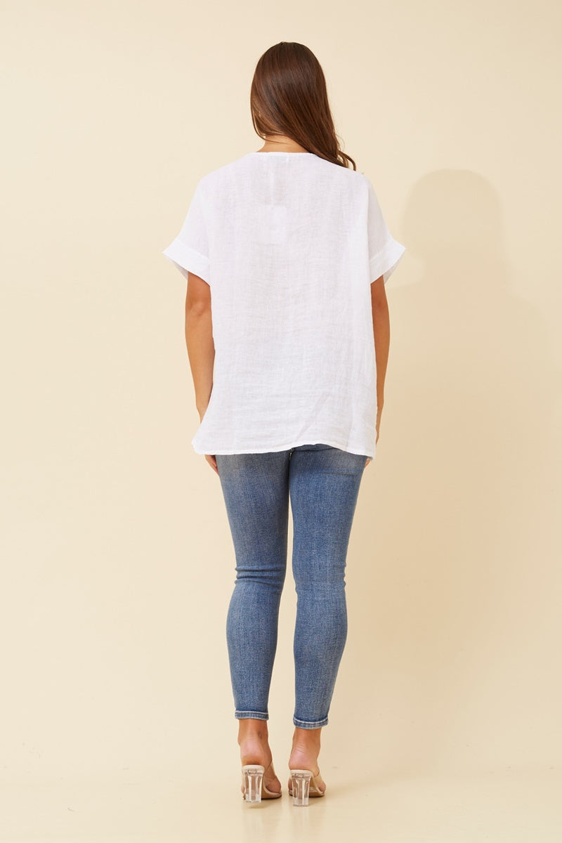 MICHELLE TOP - WHITE