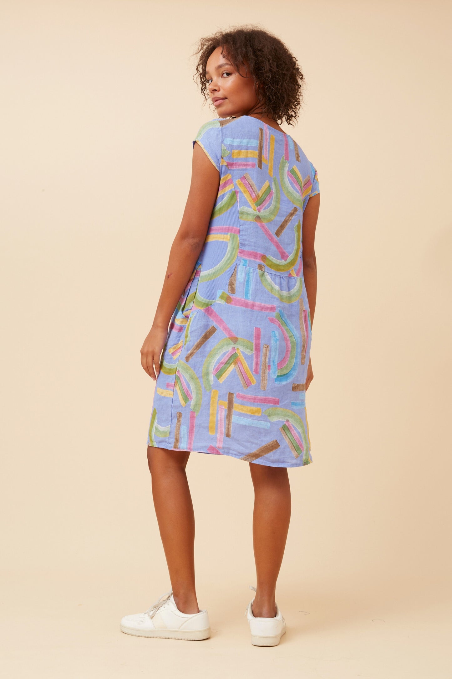 AVERY MINI DRESS - BLUE