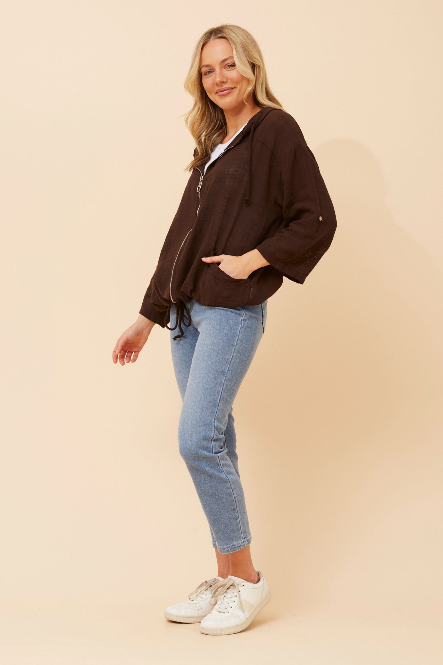 MARISSA JACKET - BITTER CHOCOLATE