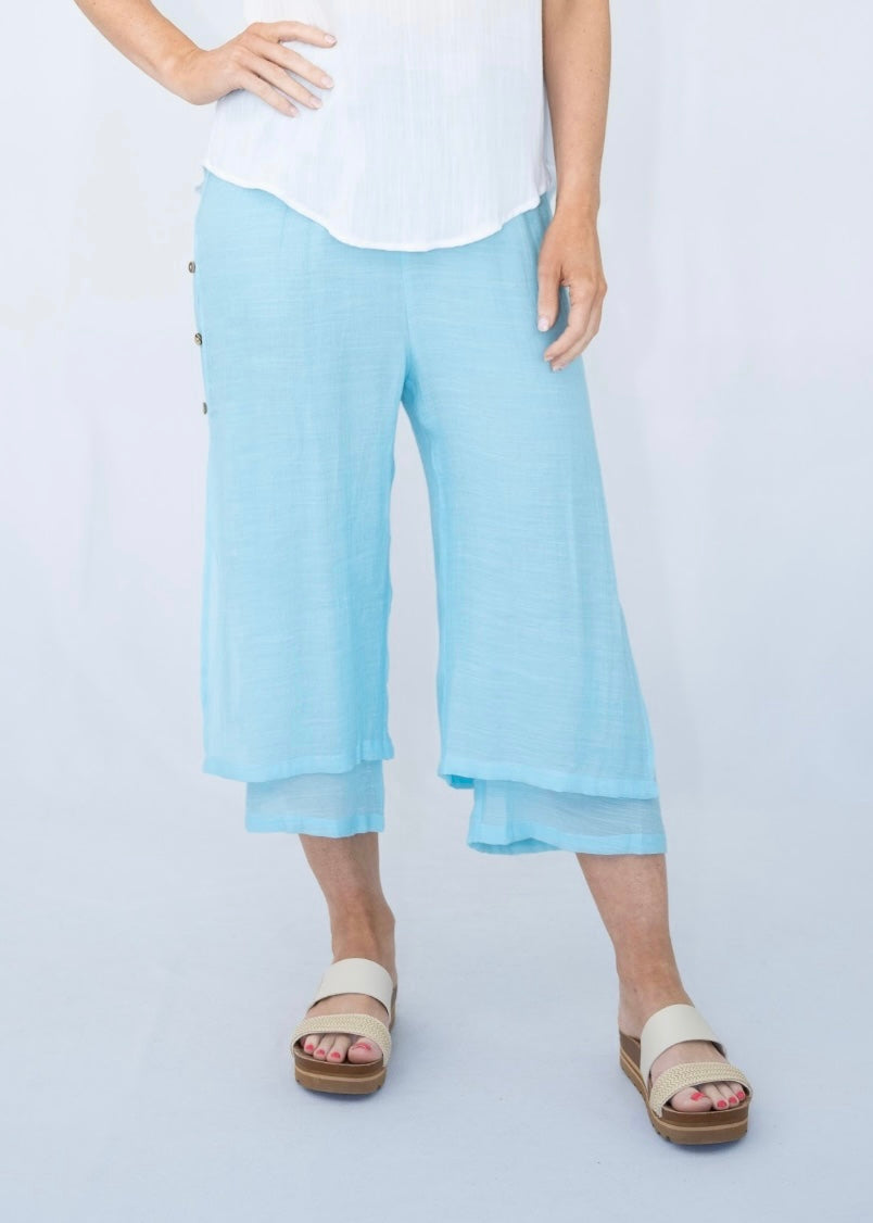 ALINA PANTS - BABY BLUE