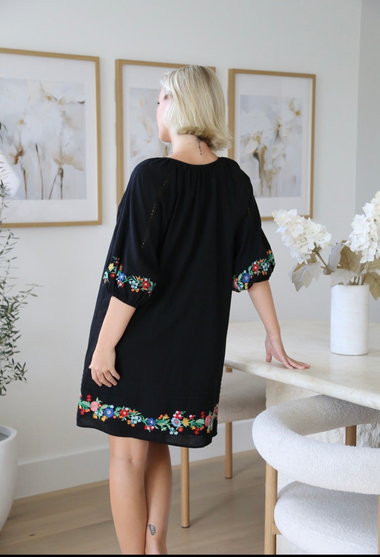 BINDIE MINI DRESS - BLACK