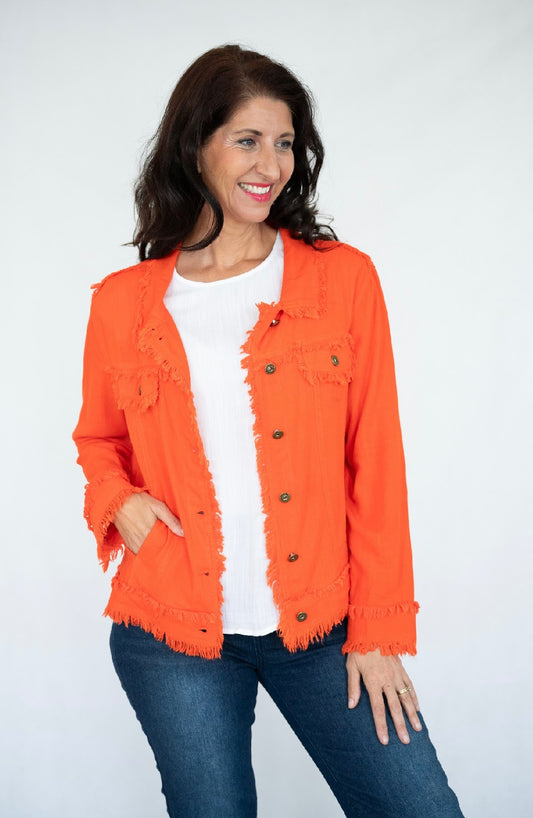 ESTELLE JACKET - TANGERINE